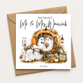 Just Married Ghost Wedding Card (MF)