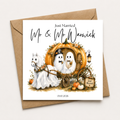 Just Married Ghost Wedding Card (MM)