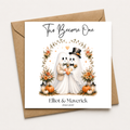 Two Become One Ghost Wedding Card (MM)