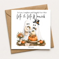 Love, Laughter & Happily Ever After Ghost Wedding Card (MM)